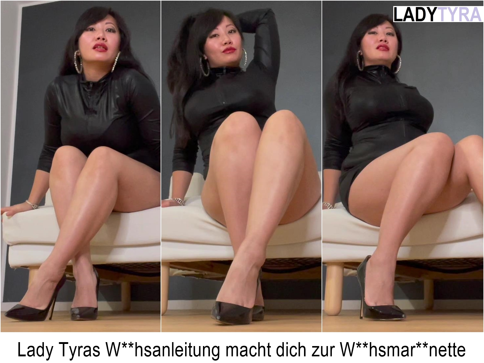 LadyTyra Porno Video: Lady Tyras Wichsanleitung macht dich zur Wichsmarionette